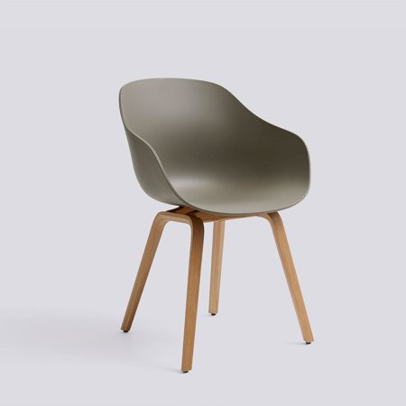 ABOUT A CHAIR - AAC 222 - Concrete grey 2.0 - Water-based lacquered oak