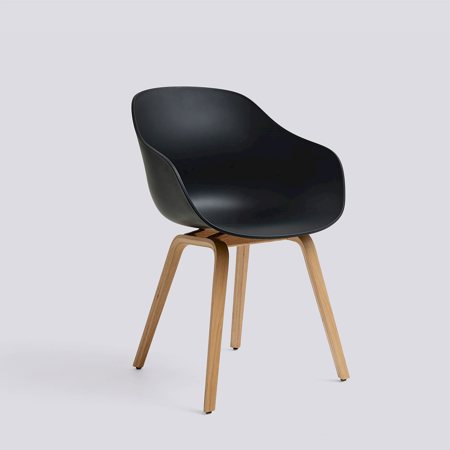 ABOUT A CHAIR - AAC 222 - Black 2.0 - Water-based lacquered oak