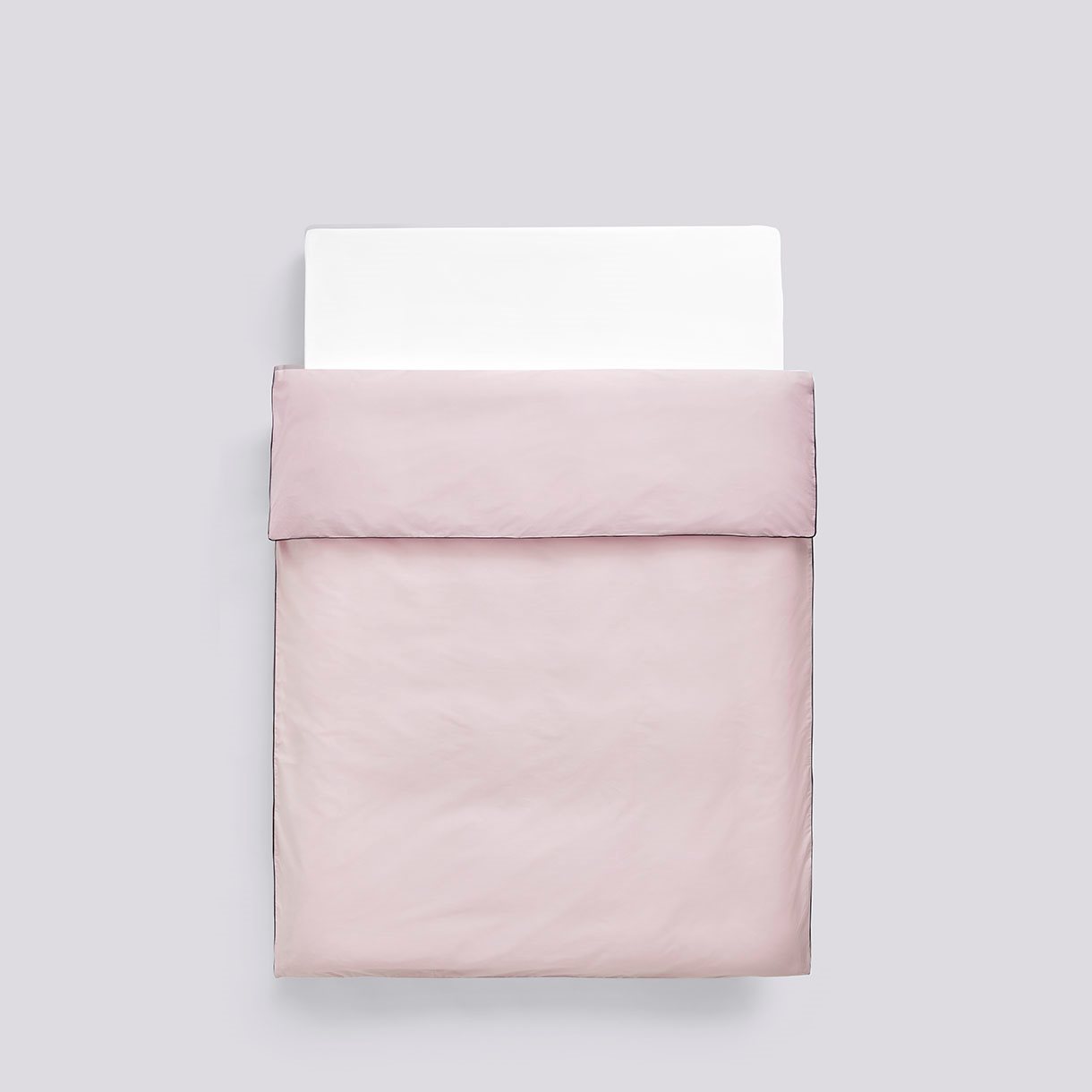 OUTLINE DUVET COVER - 140 x 200 cm - Soft Pink