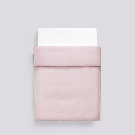 OUTLINE DUVET COVER - 140 x 200 cm - Soft Pink