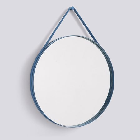 STRAP MIRROR NO2 - 70 cm - Blue