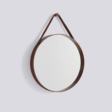 STRAP MIRROR NO2 - 50 cm - Dark Brown