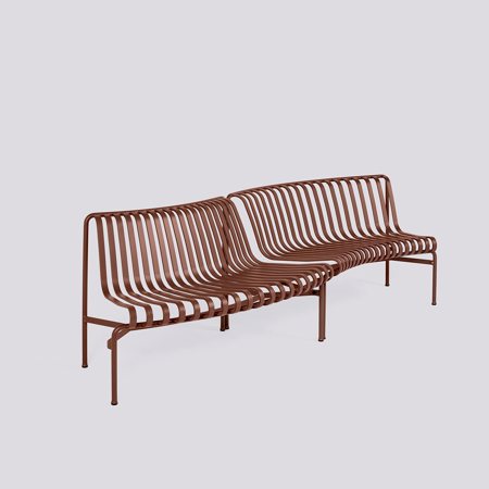 PALISSADE PARK - DINING BENCH - IN/OUT - Iron red