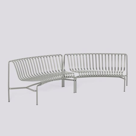 PALISSADE PARK - DINING BENCH - IN/IN  - Sky grey