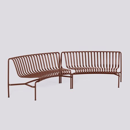 PALISSADE PARK - DINING BENCH - IN/IN  - Iron red