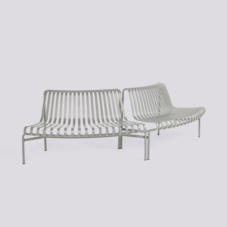 PALISSADE PARK - DINING BENCH - OUT/OUT - Sky grey