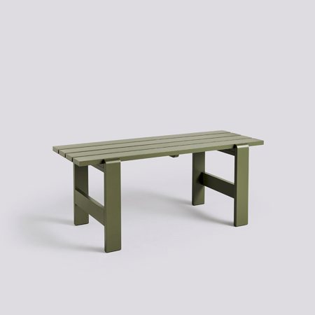 WEEKDAY TABLE - 180 x 66 x 74 - Olive Lacquered Pinewood