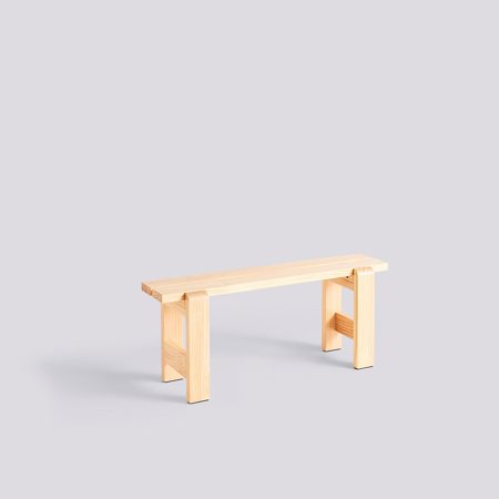 WEEKDAY BENCH - 111 x 23 x 45 - Lacquered pinewood
