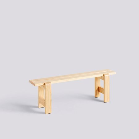 WEEKDAY BENCH - 140 x 23 x 45 - Lacquered pinewood