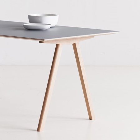 COPENHAGUE - CPH 10 - Black Linoleum - Black Stained Solid Oak