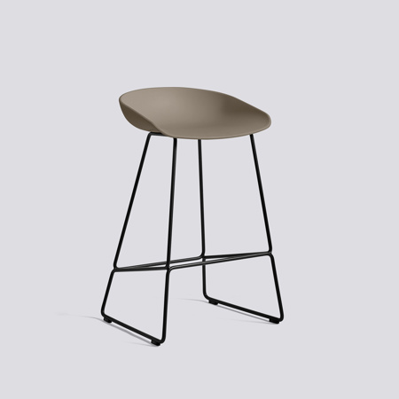 ABOUT A STOOL - AAS 38 - 65 cm - Khaki - Black frame