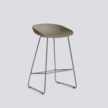 ABOUT A STOOL - AAS 38 - 65 cm - Khaki - Solid stainless steel