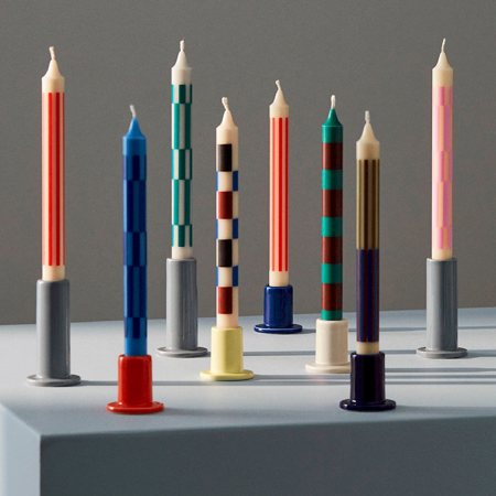 PATTERN CANDLE SET OF 4