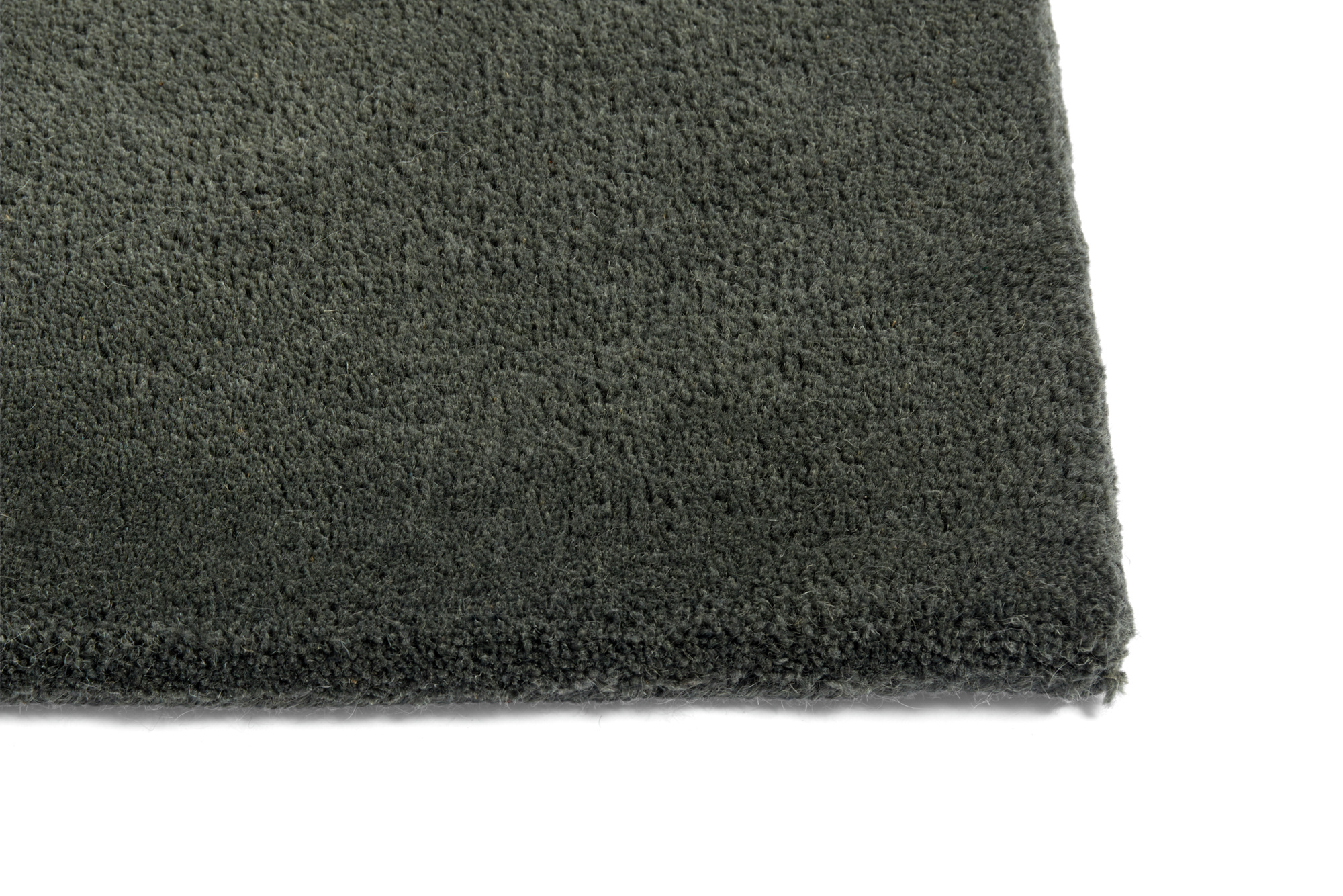 RAW RUG - NO 2 -200 x 80 - Dark green