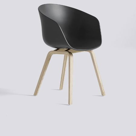 ABOUT A CHAIR - AAC 22 - Soft Black - Water-based Lacquered Oak