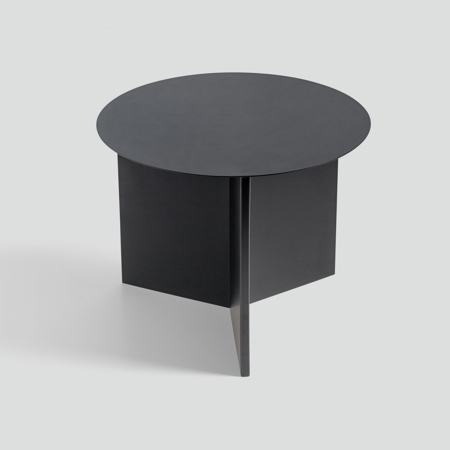 SLIT TABLE - Round - Black