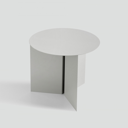 SLIT TABLE - Round - Grey