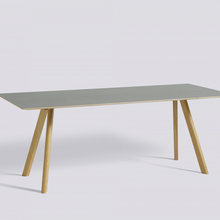 COPENHAGUE - CPH 30 200cm - Grey linoleum - Soaped Solid Oak
