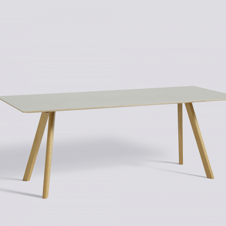 COPENHAGUE - CPH 30 200cm - Off White Linoleum - Soaped Solid Oak