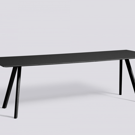 COPENHAGUE - CPH 30 250cm - Black linoleum - Black Stained Solid Oak