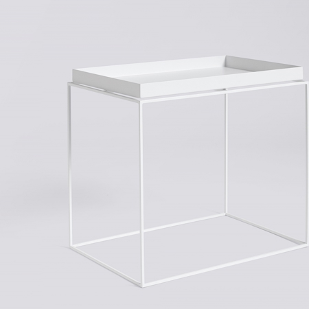 TRAY TABLE - Side Table - White