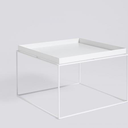 TRAY TABLE - Coffee - White