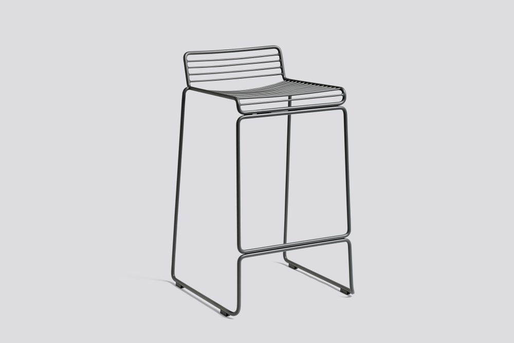 HEE - BAR STOOL - H65 cm - Asphalt Grey