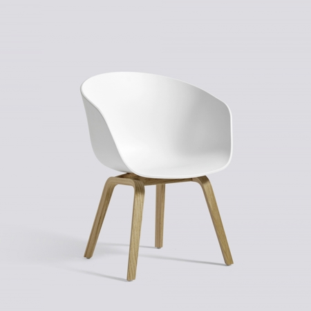ABOUT A CHAIR - AAC 22 - White - Water-based Lacquered Oak
