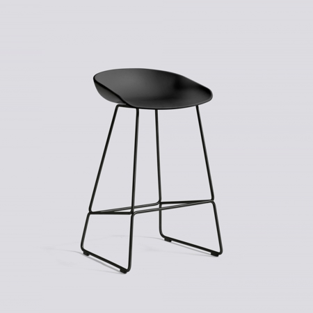 ABOUT A STOOL - AAS 38 - 65 cm - Black seat - Black frame