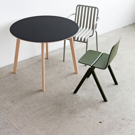 COPENHAGUE DEUX - 210 - 140 X 75 X 73 cm - Ink black - Water-based Lacquered Oak