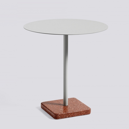 TERRAZZO TABLE - Round - Grey / Red