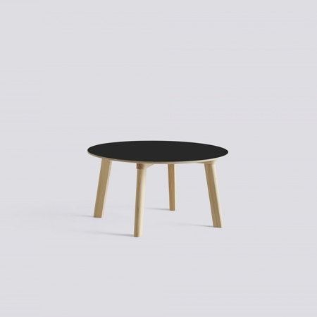 COPENHAGUE DEUX - 250 - 75 x 39 - Ink Black - Untreated Beech