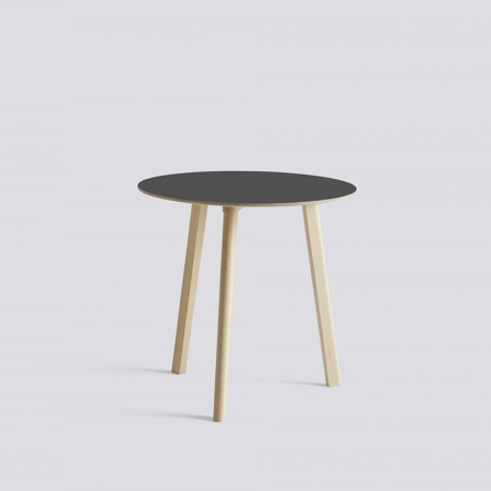 COPENHAGUE DEUX - 220 - 75 x 73 - Dark Grey Laminate - Untreated Beech