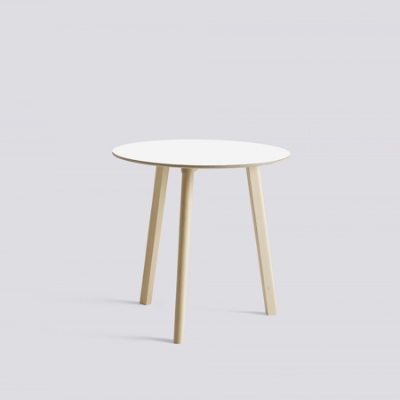 COPENHAGUE DEUX - 220 - 75 x 73 - White Laminate - Untreated Beech