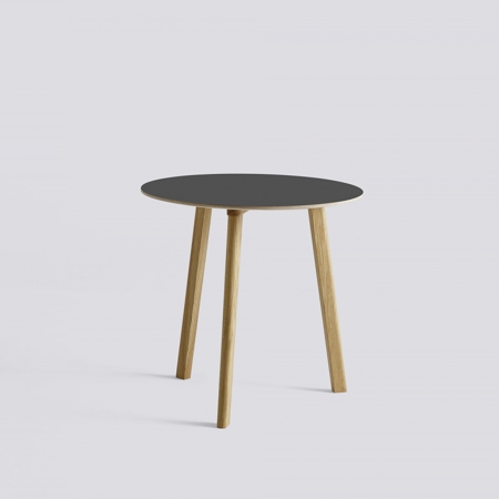 COPENHAGUE DEUX - 220 - 75 x 73 - Dark Grey Laminate - Water-based Lacquered Oak