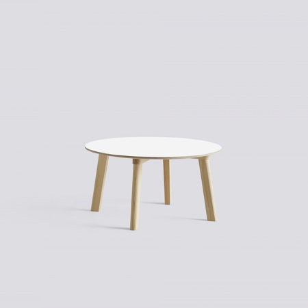 COPENHAGUE DEUX - 250 - 75 x 39 - Pearl White - Untreated Beech