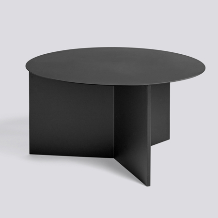 SLIT TABLE - Round XL - Black