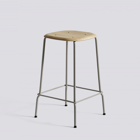 SOFT EDGE 30 - 65 cm - Oak Matt Lacquered - Grey
