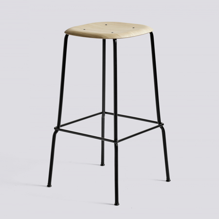 SOFT EDGE 30 - 65 cm - Oak Matt Lacquered - Black