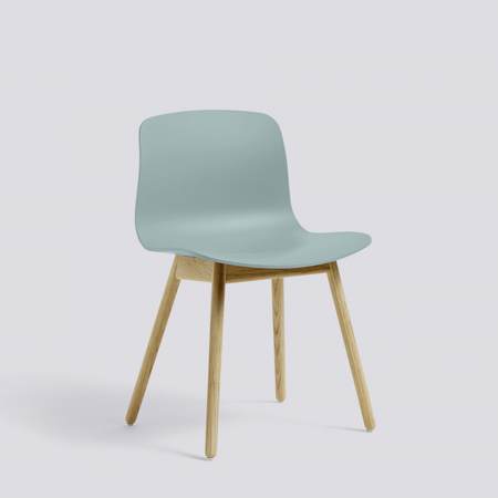 ABOUT A CHAIR - AAC 12 - Dusty Blue - Soap Treated Oak