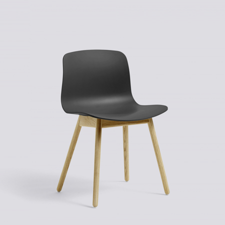 ABOUT A CHAIR - AAC 12 - Black - Soaped Solid Oak