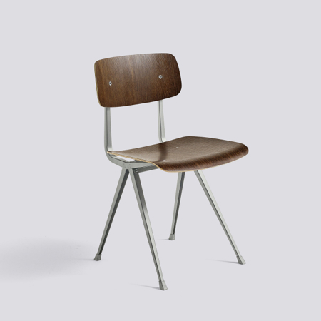 RESULT CHAIR - Smoked Oak Veneer - Grey