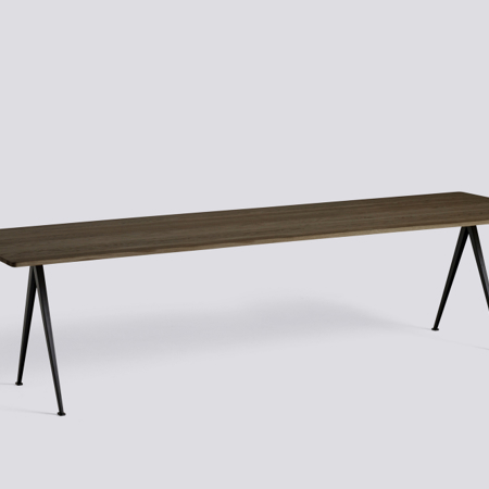 PYRAMID TABLE - 02 - 300x85 - Smoked Oak - Black