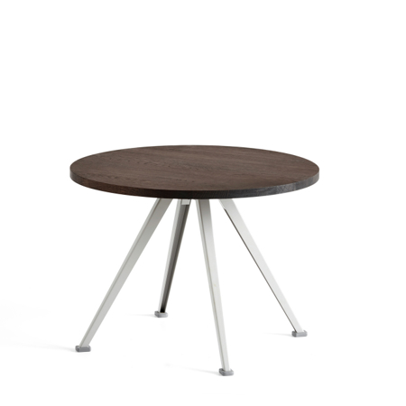 PYRAMID COFFEE TABLE 51 - Ø60 cm - Smoked Oak - Grey