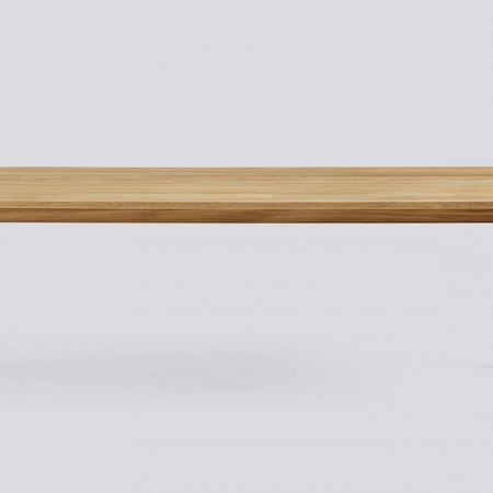 TRIANGLE LEG - TABLE - L200 - Clear lacquered oak