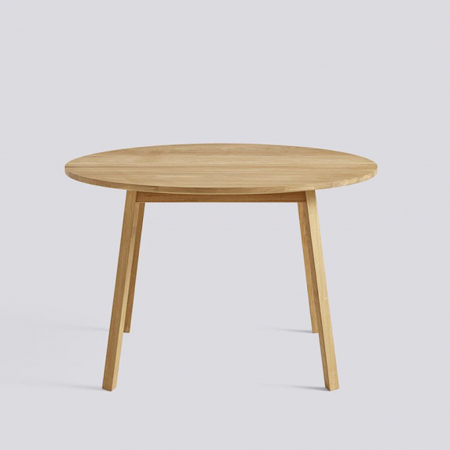 TRIANGLE LEG - TABLE - L110 - Clear lacquered oak