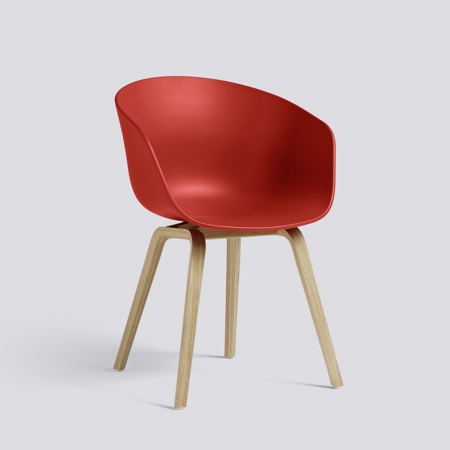 ABOUT A CHAIR - AAC 22 - Warm Red - Black Stained